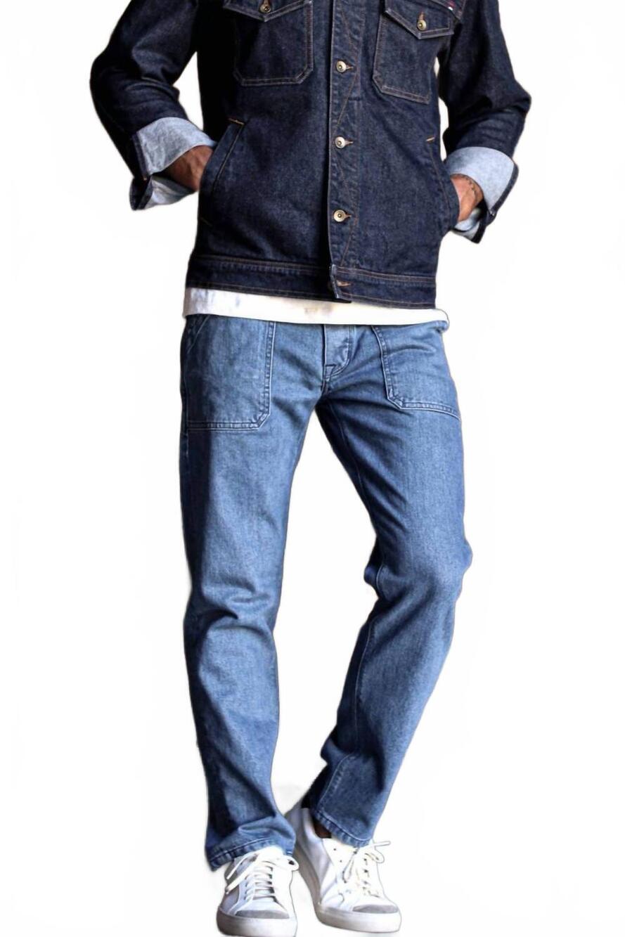 NEW WIESMADE scout jean denim military pant in salt wash